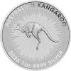 australian kangaroo stribrna mince 1oz 2026 reverse