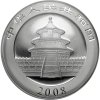 chinese panda stribrna mince 1oz 2008 gilded obverse