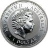 australian kookaburra stribrna mince 1oz 2000 obverse