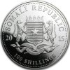 somali elephant african wildlife stribrna mince 1oz 2015 obverse