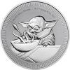star wars stribrna mince 1oz 2022 grogu ii