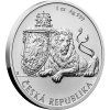 cesky lev stribrna mince 1oz 2017 reverse edge