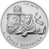cesky lev stribrna mince 1oz 2017