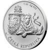 cesky lev stribrna mince 1oz 2019 reverse edge