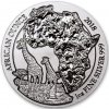rwandan african silver ounce 2018 giraffe reverse