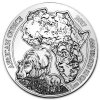 rwandan african silver ounce 2017 hippo reverse