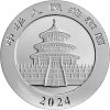chinese panda stribrna mince 30g 2024 obverse