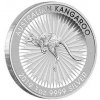 australian kangaroo stribrna mince 1oz 2019