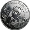chinese panda stribrna mince 1oz 1990 rub small date