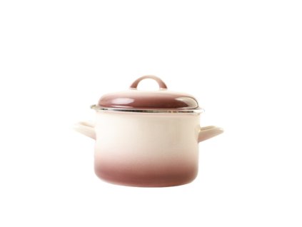 9393 4 metalac capuccino hluboky smaltovany hrnec standard s poklici 14 cm 1 5 l