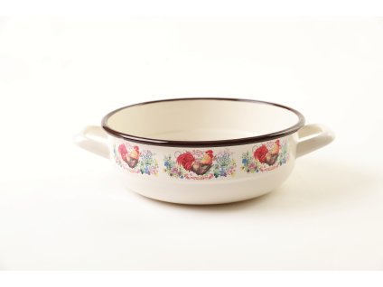 2685 metalac kohout smaltovana misa s uchy 24 cm 3 5 l