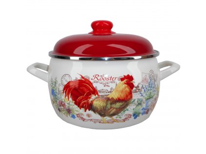 2700 metalac kohout smaltovany hrnec prince s poklici 22 cm 5 l