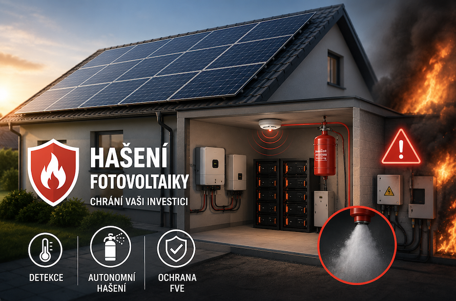 Hašení fotovoltaiky: Jak správně chránit FVE před požárem