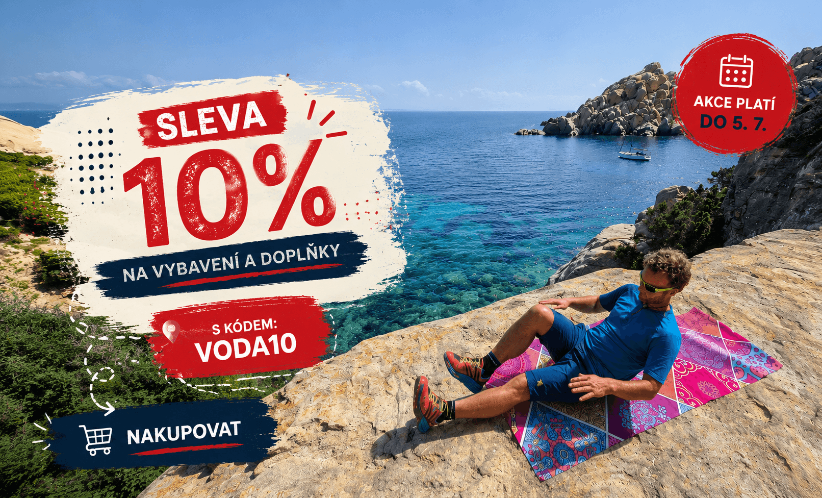 Sleva 10% na vybavení a doplňky