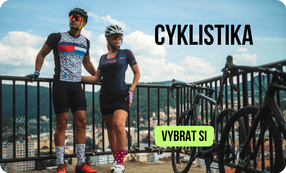 Cyklistika - dresy, kraťasy, brýle, helmy, komponenty