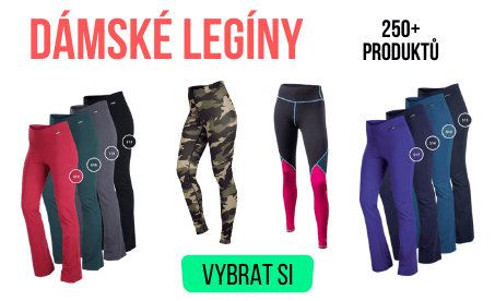 Dámské legíny na turistiku, cyklistiku, fitness i volný čas.