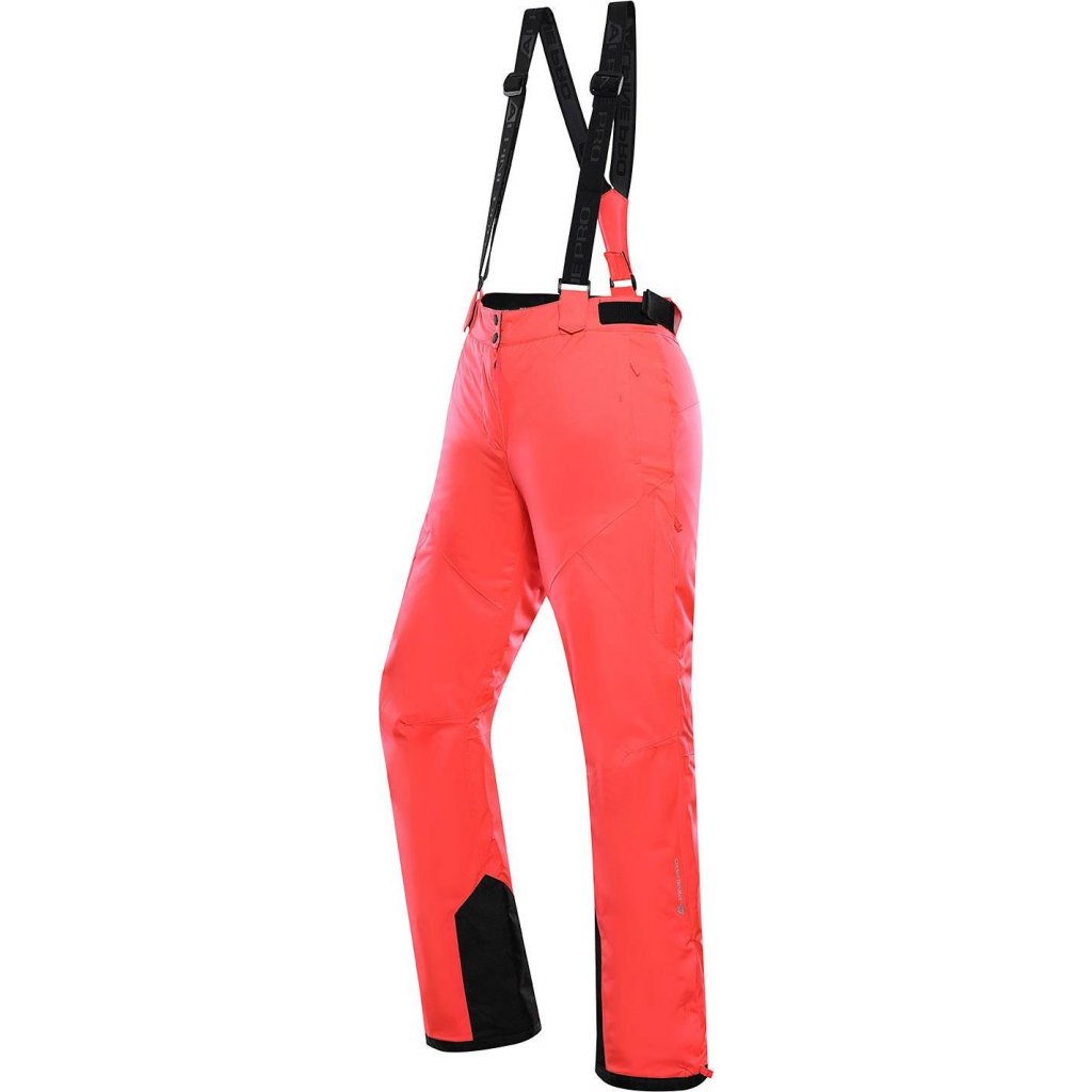 Dámské lyžařské kalhoty ALPINE PRO Anika 3 oranžové