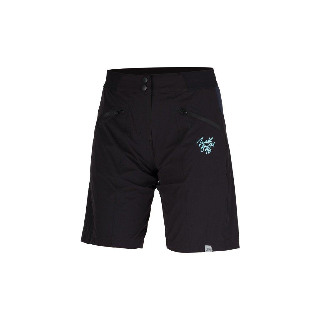 Dámské cyklistické šortky 2v1 NORTHFINDER Marion černé (VELIKOST XL)