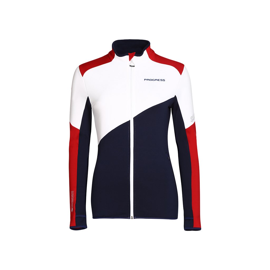 Dámská funkční sportovní mikina PROGRESS Territoria Slovakia trikolora (Velikost S)