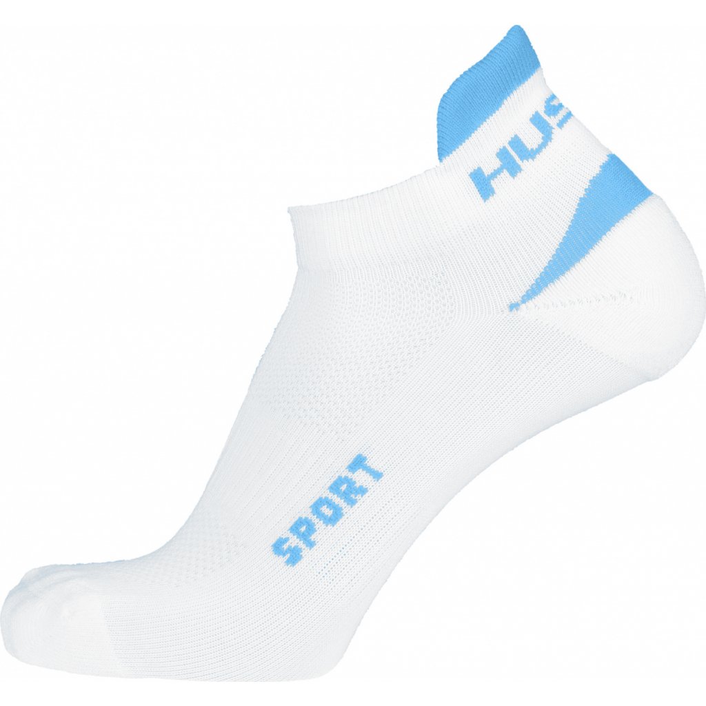 Ponožky HUSKY  Sport bílá/modrá