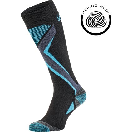 Lyžařské ponožky RELAX Thunder modrá (Velikost L)