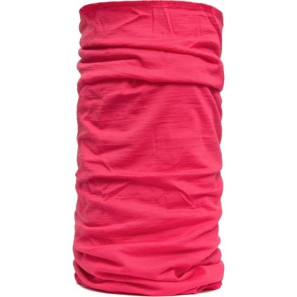 Multifunkční šátek SENSOR Tube merino wool růžová