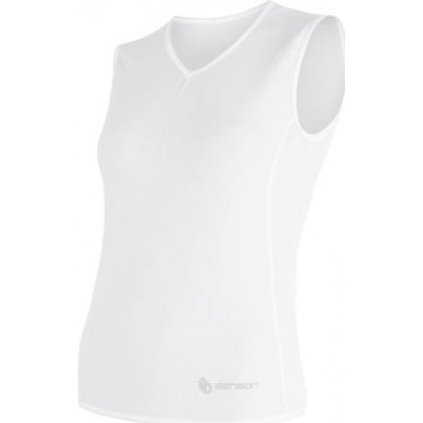 Dámské funkční triko SENSOR Coolmax Air bez rukávu bílá