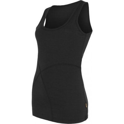 Dámské termo tílko SENSOR Merino active černá (Velikost M, Barva černá)