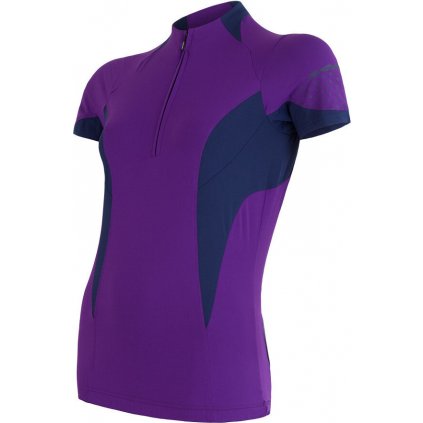 Dámský cyklodres SENSOR Cyklo race fialová (Velikost L, Barva modrá)