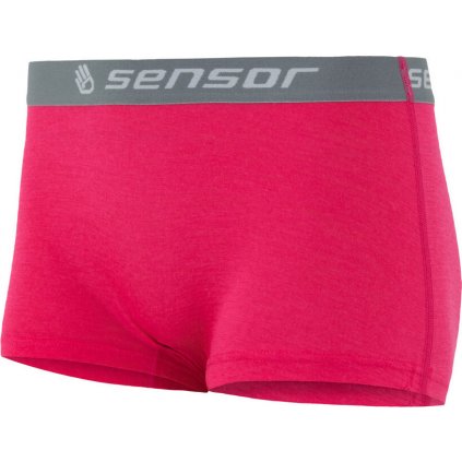 Dámské nohavičkové termo kalhotky SENSOR Merino active růžová