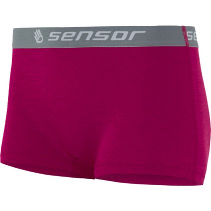 Dámské nohavičkové termo kalhotky SENSOR Merino active fialová