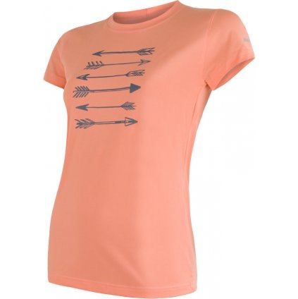 Dámské funkční tričko SENSOR Coolmax fresh pt arrows oranžová