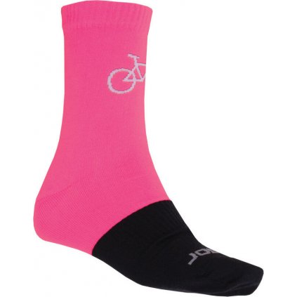 Ponožky SENSOR Tour merino růžová/černá