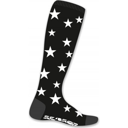 Ponožky SENSOR Thermosnow stars černá