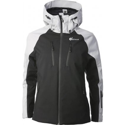 Juniorská lyžařská bunda O'STYLE Snow černá/šedá