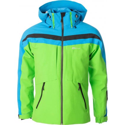 Pánská lyžařská bunda O'STYLE Cosmo II zelenomodrá