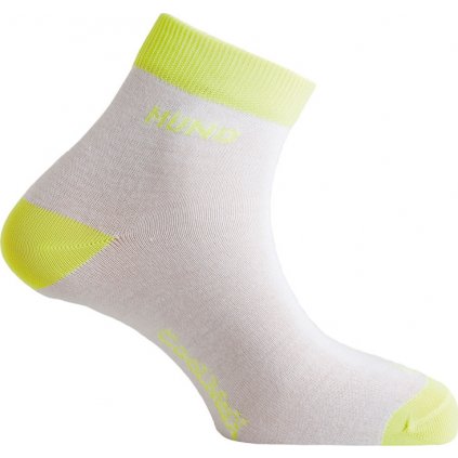 Sportovní ponožky MUND Cycling/Running bílo/žluté