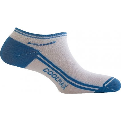 Ponožky MUND Invisible Coolmax bílo/modré