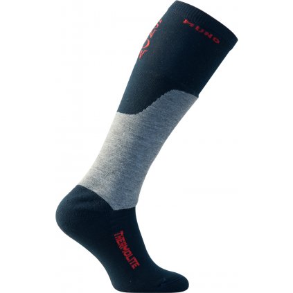 Lyžařské ponožky MUND Snowboard modré/šedé