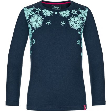 Dětské bavlněné triko LOAP Badonna modrá