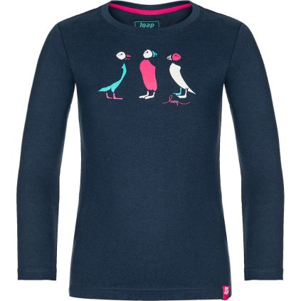 Dětské bavlněné triko LOAP Balla modrá