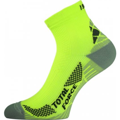 Funkční běžecké ponožky LASTING Rtf žluté