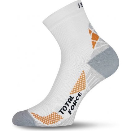 Funkční běžecké ponožky LASTING Rtf bílé