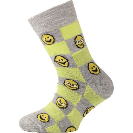 Dětské merino ponožky LASTING Tje žluté