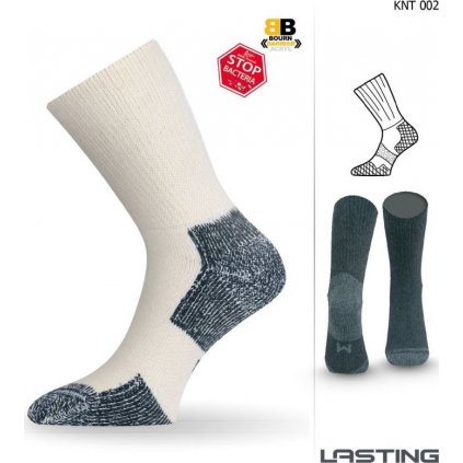 Funkční ponožky LASTING Knt bílé