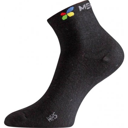 Merino ponožky LASTING Whs černé