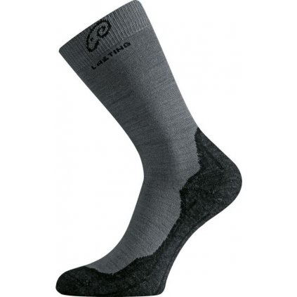 Merino ponožky LASTING Whi šedé