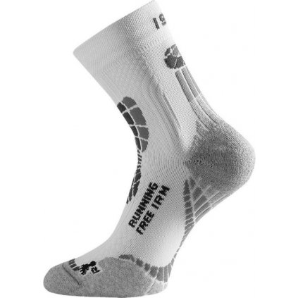 Běžecké ponožky LASTING Irm bílé