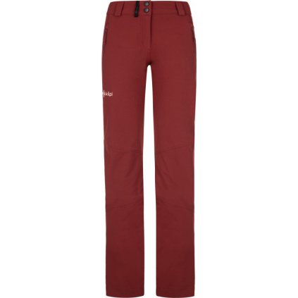 Dámské outdoorové kalhoty KILPI Lago-w tmavě červená