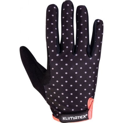 Cyklistické rukavice KLIMATEX Nine černá